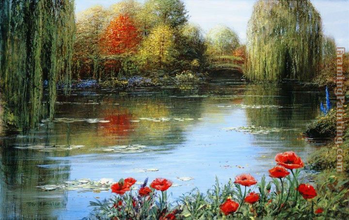 Melissa Graves-Brown Fall Reflections Giverny